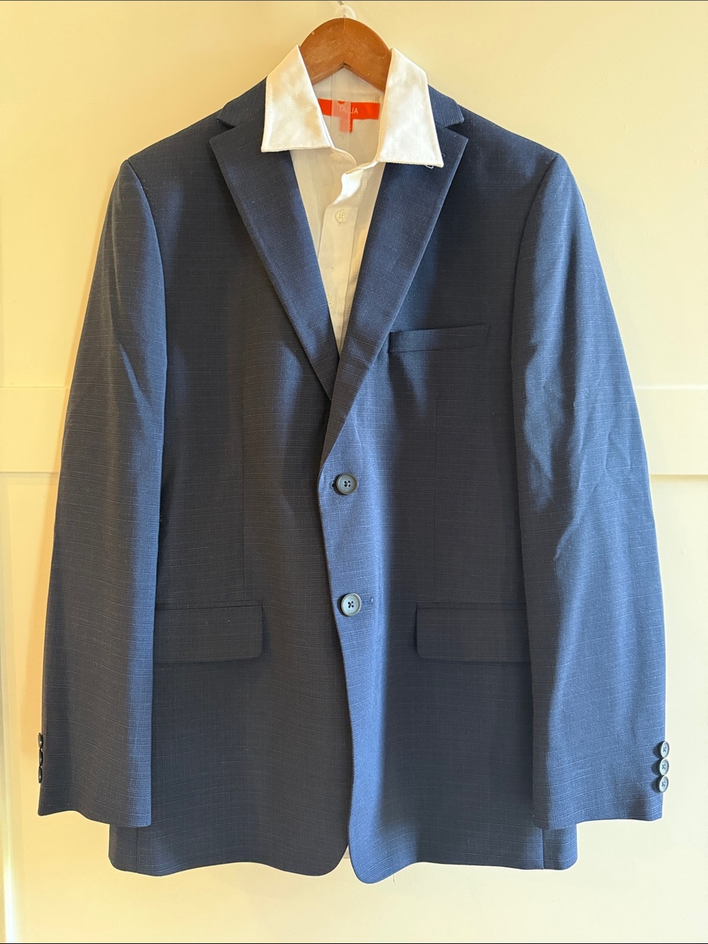 MARC JACOBS Boy 20 Skinny JACKET 18 Skinny BOTTOM Navy Suit + TALLIA White Shirt